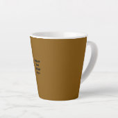 Erstelle Dein eigenes Braun Milchtasse (Rechte Ecke)