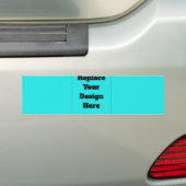 Erstelle dein eigenes Cyan Autoaufkleber (Auf Auto)
