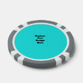 Erstelle dein eigenes Cyan Pokerchips (Einzeln)