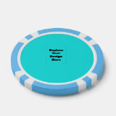 Erstelle dein eigenes Cyan Pokerchips (Einzeln)