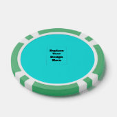 Erstelle dein eigenes Cyan Pokerchips (Einzeln)