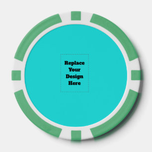 Erstelle dein eigenes Cyan Pokerchips