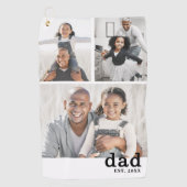 Erstelle Dein eigenes Dad-Foto Golfhandtuch (Vorderseite)