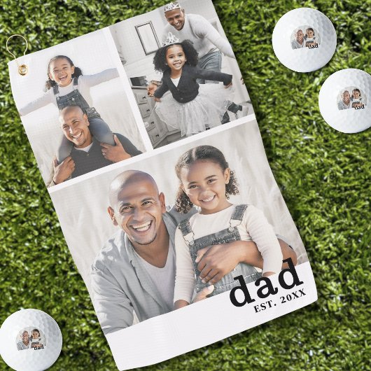 Erstelle Dein eigenes Dad-Foto Golfhandtuch