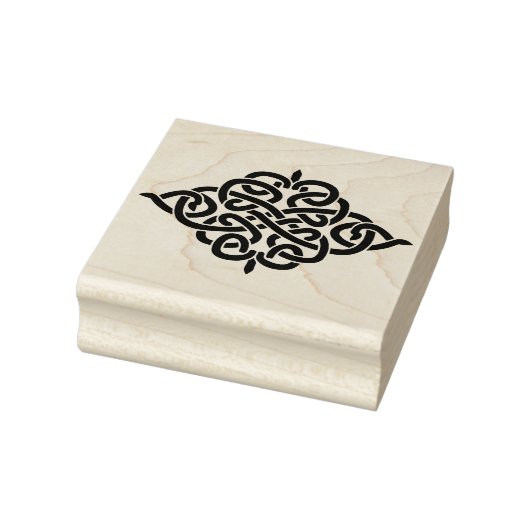 Erstelle Dein eigenes diamantförmiges keltisches K Gummistempel (Stempel)
