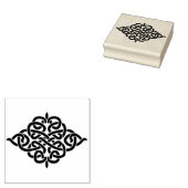 Erstelle Dein eigenes diamantförmiges keltisches K Gummistempel (Stempel)