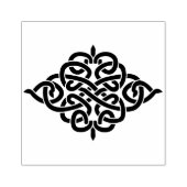 Erstelle Dein eigenes diamantförmiges keltisches K Gummistempel (Prägung)