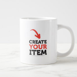 ERSTELLE-DEIN-EIGENES DIY Benutzerdefiniert Lade d Jumbo-Tasse