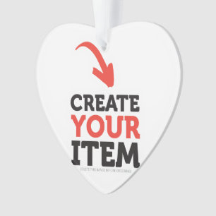 ERSTELLE-DEIN-EIGENES DIY Benutzerdefiniertes Uplo Ornament