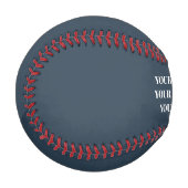 Erstelle Dein eigenes dunkelblaues Design Baseball (Vorderseite Links)