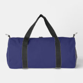 Erstelle Dein eigenes dunkelblaues Design Duffle Bag (Vorderseite)