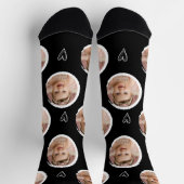 Erstelle Dein Eigenes Ein-Foto-Design Socken (Oben)
