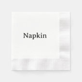 Erstelle Dein eigenes einfaches Cocktail-Papier mi Serviette (Vorderseite)