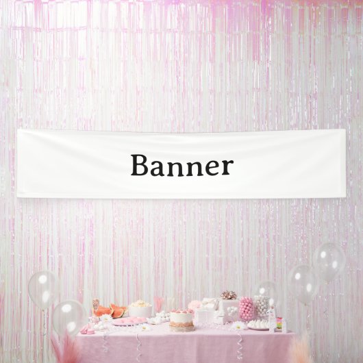 Erstelle Dein eigenes einfaches maßgeschneidertes Banner (Party)