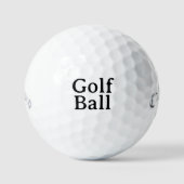 Erstelle Dein eigenes einfaches maßgeschneidertes Golfball (Vorderseite)