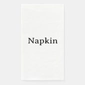 Erstelle dein eigenes einfaches Papier Serviette (Vorderseite)