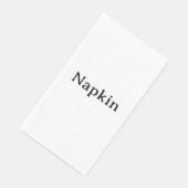 Erstelle dein eigenes einfaches Papier Serviette (Ecke)