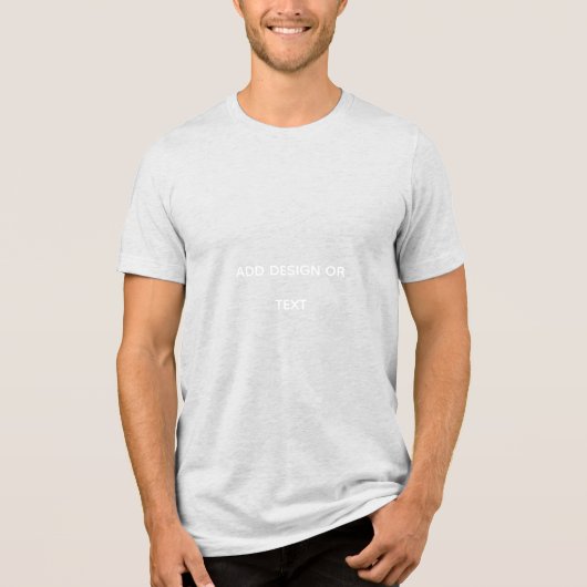 Erstelle dein eigenes einfaches Tri-Blend shirt (Vorderseite)