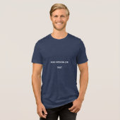Erstelle dein eigenes einfaches Tri-Blend shirt (Vorderseite voll)
