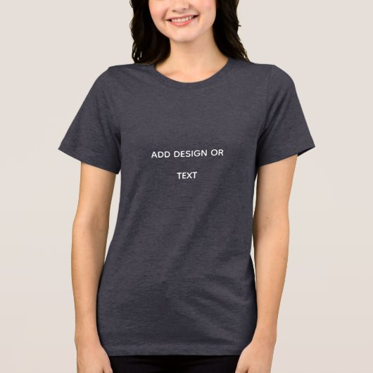 Erstelle dein eigenes einfaches Tri-Blend shirt (Vorderseite)