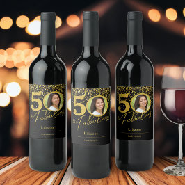 Erstelle Dein eigenes fantastisches Geburtstagsfot Weinetikett