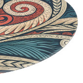 Erstelle Dein eigenes feuriges rotes Teal-festlich Schneidebrett (Ecke)