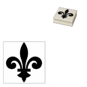 Erstelle Dein eigenes Fleur de Lis mit Rockteil Gummistempel (Stempel)