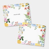Erstelle Dein eigenes florales Abzeichen Ausweis (Vorder- & Rückseite)