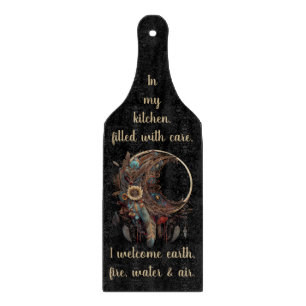 Erstelle Dein eigenes florales Paisley Boho Mondmo Schneidebrett