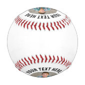 Erstelle dein eigenes Foto Baseball (Rückseite)
