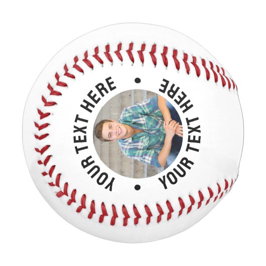 Erstelle dein eigenes Foto Baseball (Vorderseite Links)