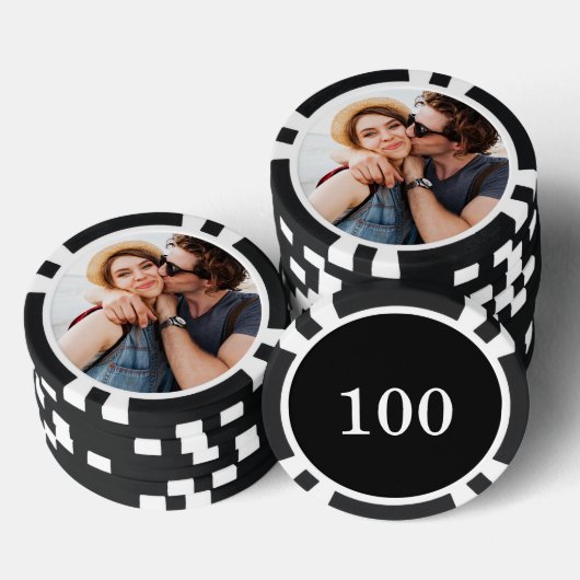 Erstelle Dein Eigenes Foto Custom Pic Pokerchips (Stapel)