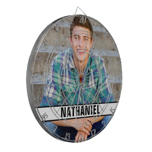 Erstelle dein eigenes Foto Dartscheibe (Vorderseite Links)