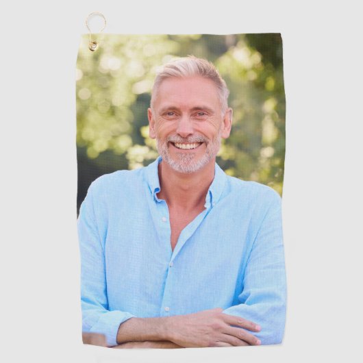 Erstelle dein eigenes Foto Golfhandtuch (Vorderseite)