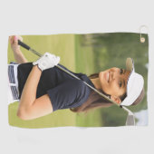 Erstelle dein eigenes Foto Golfhandtuch (Horizontal)