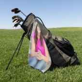 Erstelle dein eigenes Foto Golfhandtuch (Gras)
