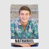 Erstelle dein eigenes Foto Golfhandtuch (Vorderseite)