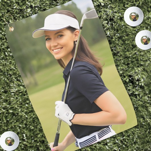 Erstelle dein eigenes Foto Golfhandtuch