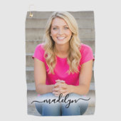 Erstelle Dein eigenes Foto Golfhandtuch (Vorderseite)