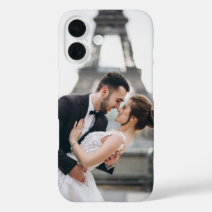 Erstelle Dein Eigenes Foto Hochzeit Romantische Li iPhone 16 Hülle