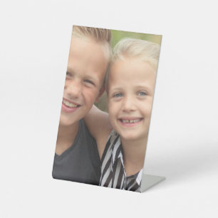 Erstelle Dein eigenes Foto Sockelschild
