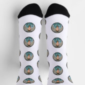 Erstelle dein eigenes Foto Socken (Oben)