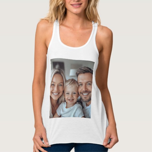 Erstelle Dein eigenes Foto Tank Top (Vorderseite)