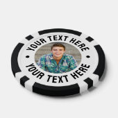 Erstelle Dein eigenes Foto und Text Pokerchips (Einzeln)
