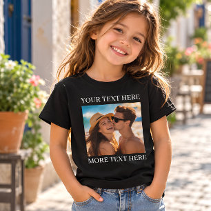 Erstelle Dein eigenes Foto und Text T-Shirt