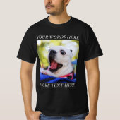 Erstelle Dein eigenes Foto und Text T-Shirt (Vorderseite)
