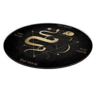 Erstelle Dein eigenes Gold Arcane Lovers Tarot Schneidebrett