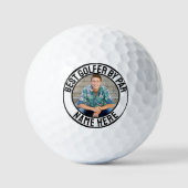 Erstelle dein eigenes Golfer-Foto Golfball (Vorderseite)