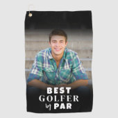 Erstelle Dein eigenes Golfer-Foto Golfhandtuch (Vorderseite)