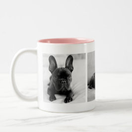 Erstelle Dein eigenes Haustier-Foto Instagram Zweifarbige Tasse